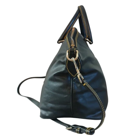 Dooney & Bourke Black Crossbody Satchel Shoulder Bag